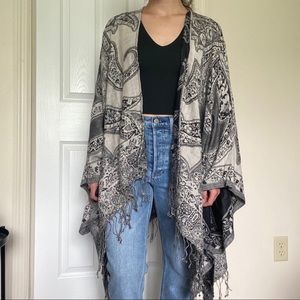 A&F Cardigan Shawl